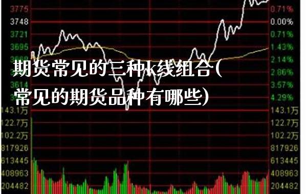 期货常见的三种k线组合(常见的期货品种有哪些) (https://www.njaxzs.com/) 期货行情 第1张