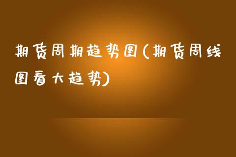 期货周期趋势图(期货周线图看大趋势) (https://www.njaxzs.com/) 内盘期货 第1张