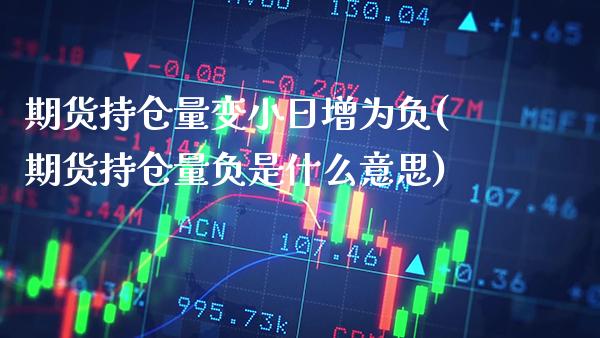 期货持仓量变小日增为负(期货持仓量负是什么意思) (https://www.njaxzs.com/) 期货开户 第1张