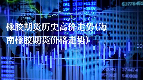 橡胶期货历史高价走势(海南橡胶期货价格走势) (https://www.njaxzs.com/) 原油期货 第1张