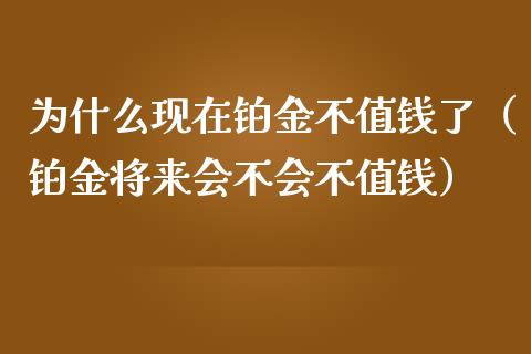 为什么现在铂金不值钱了（铂金将来会不会不值钱） (https://www.njaxzs.com/) 期货行情 第1张