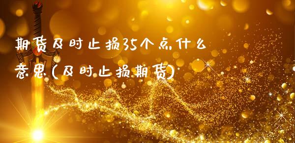 期货及时止损35个点什么意思(及时止损期货) 期货开户 第1张-爱新财经 期货及时止损35个点什么意思(及时止损期货) (https://www.njaxzs.com/) 期货开户 第1张