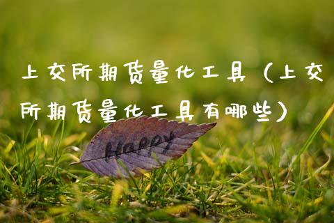 上交所期货量化工具（上交所期货量化工具有哪些） (https://www.njaxzs.com/) 期货直播间 第1张