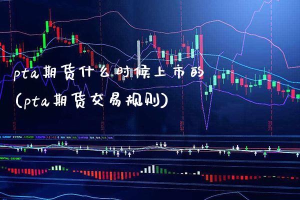 pta期货什么时候上市的(pta期货交易规则) (https://www.njaxzs.com/) 原油期货 第1张