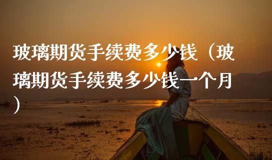 玻璃期货手续费多少钱（玻璃期货手续费多少钱一个月） (https://www.njaxzs.com/) 期货直播间 第1张