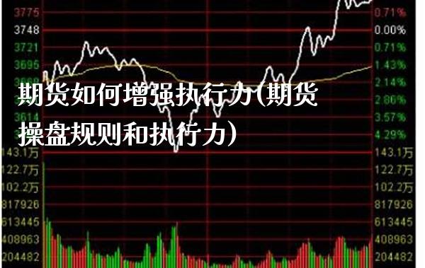 期货如何增强执行力(期货操盘规则和执行力) (https://www.njaxzs.com/) 期货投资 第1张