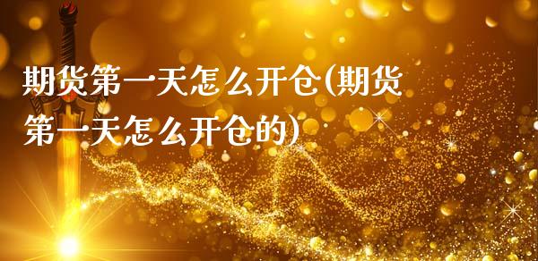 期货第一天怎么开仓(期货第一天怎么开仓的) (https://www.njaxzs.com/) 期货直播间 第1张