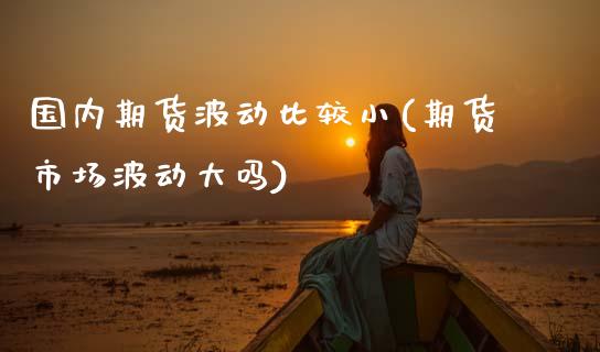 国内期货波动比较小(期货市场波动大吗) (https://www.njaxzs.com/) 原油期货 第1张