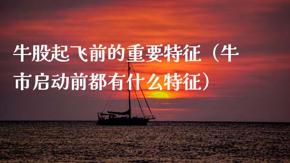 牛股起飞前的重要特征（牛市启动前都有什么特征） (https://www.njaxzs.com/) 原油期货 第1张
