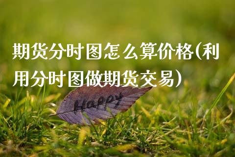 期货分时图怎么算价格(利用分时图做期货交易) (https://www.njaxzs.com/) 黄金期货 第1张