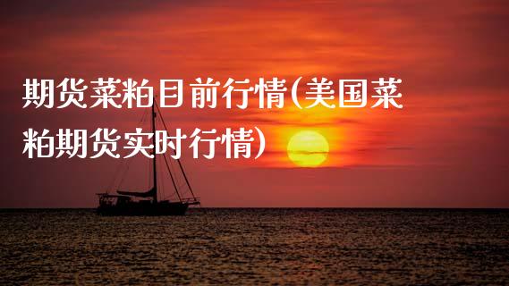 期货菜粕目前行情(美国菜粕期货实时行情) (https://www.njaxzs.com/) 黄金期货 第1张