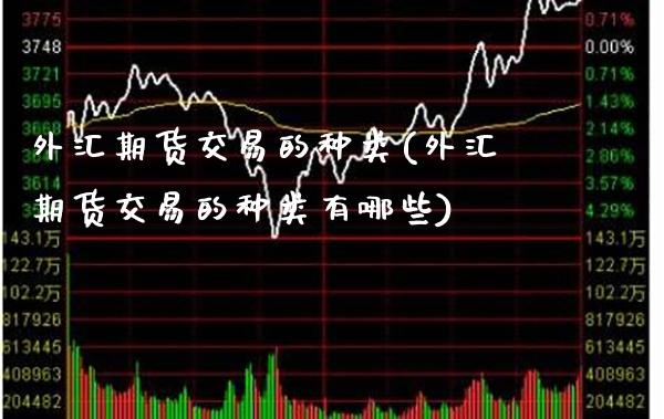 外汇期货交易的种类(外汇期货交易的种类有哪些) (https://www.njaxzs.com/) 内盘期货 第1张