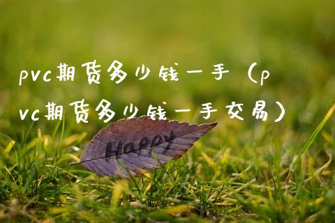 pvc期货多少钱一手（pvc期货多少钱一手交易） (https://www.njaxzs.com/) 期货直播间 第1张